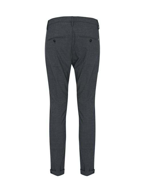 Pantalone Gaubert in tela di lana Fumo DONDUP | UP235 TS0009 XXX945